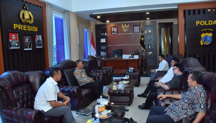 Kapolda Menerima Kunjungan Silaturahmi Kakanwil BPN Sulawesi Tengah