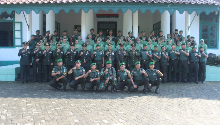 51 Anggota Kodim 0601/Pandeglang Naik Pangkat, Dandim Berikan Apresiasi