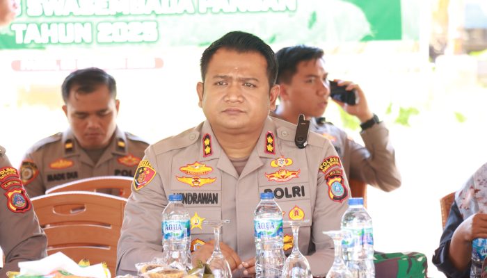 Kapolres Parigi Moutong Ikuti Penanaman Jagung Serentak Kuartal IV Melalui Zoom Meeting