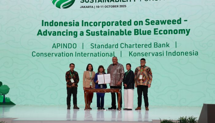 APINDO Teken MoU Bersama Sejumlah Mitra, Dukung Hilirisasi Rumput Laut dan Ekonomi Biru Indonesia