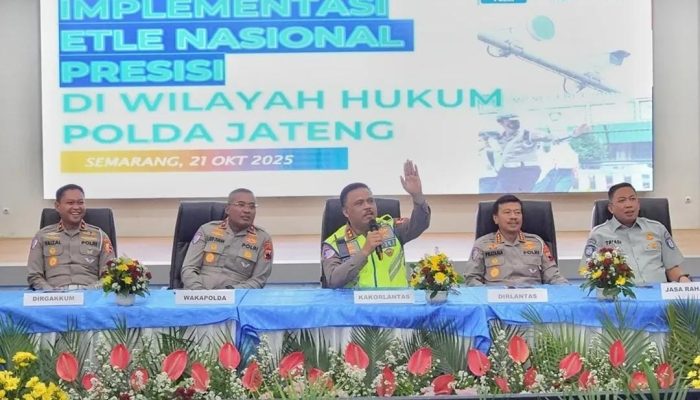 Revitalisasi ETLE Nasional Presisi di Polda Jateng, Kakorlantas Targetkan 5.000 Kamera Terpasang Secara Nasional di 2026