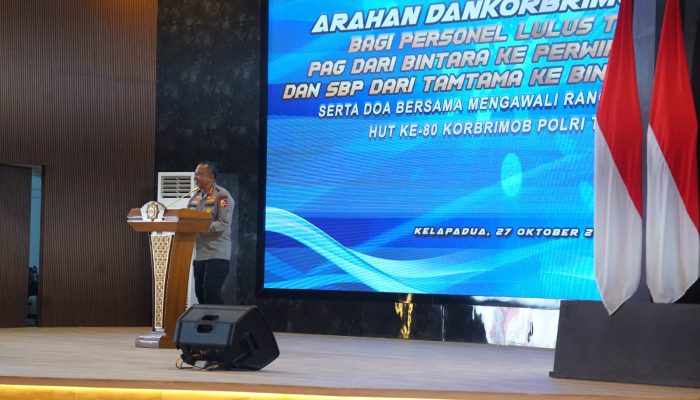 Dankorbrimob Polri Berikan Arahan kepada Calon Peserta Didik PAG dan SBP T.A. 2025