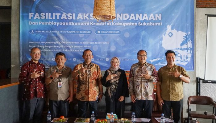 Kementerian Ekraf bersama OJK-Pemkab Sukabumi Kolaborasi Fasilitasi Pegiat Ekraf Hadapi Tantangan Bisnis