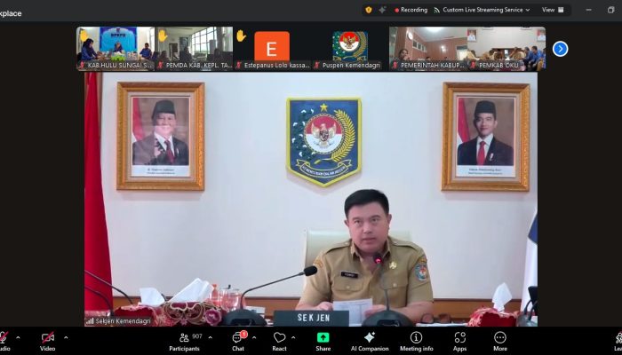 Jelang Akhir Tahun Anggaran, Sekjen Kemendagri Pacu Pemda Percepat Realisasi APBD 2025