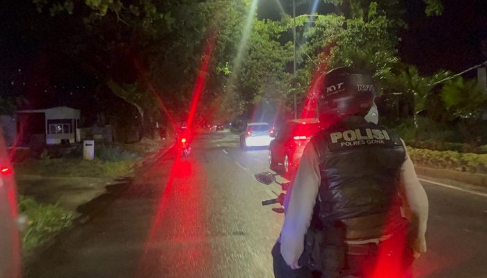 Jaga Warga Saat Terlelap, Patroli Polres Gowa Berlangsung Hingga Dini Hari