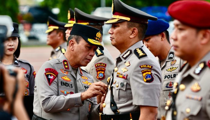 Kapolda Sulteng Pimpin Sertijab 7 Pejabat Utama hingga 3 Kapolres, ini Daftarnya
