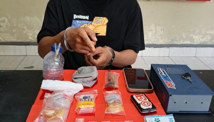 Jaringan Sabu Tinombo Terbongkar, 15 Paket Sabu Siap Edar Disita Polisi