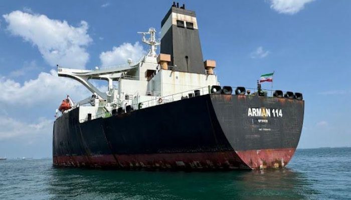 Badan Pemulihan Aset Lelang Kembali Kapal Tanker MT Arman 114 Beserta Muatan Light Crude Oil di Batam