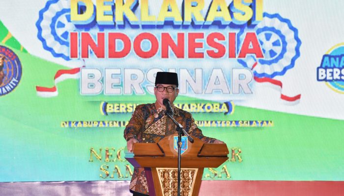 Deklarasi Indonesia Bersinar, Mendes Yandri Tegaskan Komitmen Perang Terhadap Narkoba