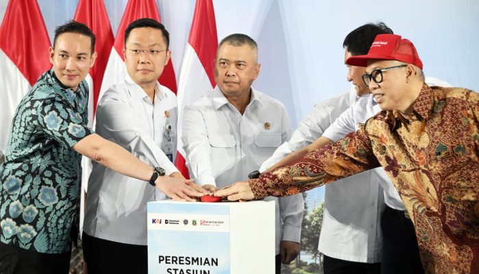 Menhub Dudy Resmikan Stasiun Jatake, Perkuat Mobilitas Kawasan Perkotaan