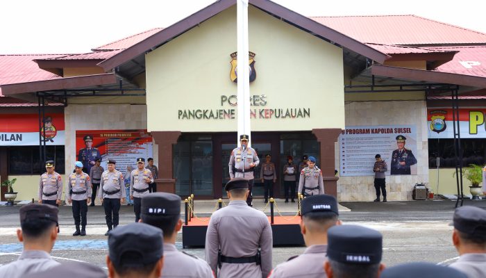 Kapolda Sulsel Beri Arahan Strategis Saat Apel Bersama Personel Polres Pangkep