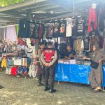 Pastikan UMKM Berjalan Aman, Samapta Polres Gowa Turun Langsung ke Pasar Sungguminasa