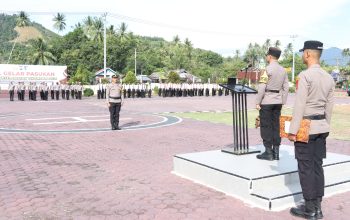 Polres Parigi Moutong Siagakan Kekuatan Penuh, Ops Keselamatan Tinombala 2026 Resmi Digelar