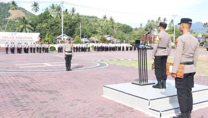 Polres Parigi Moutong Siagakan Kekuatan Penuh, Ops Keselamatan Tinombala 2026 Resmi Digelar