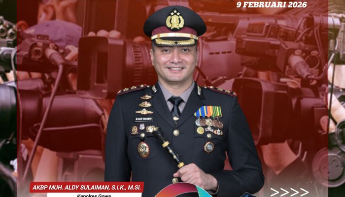 Kapolres Gowa Ucapkan Selamat Hari Pers Nasional 2026