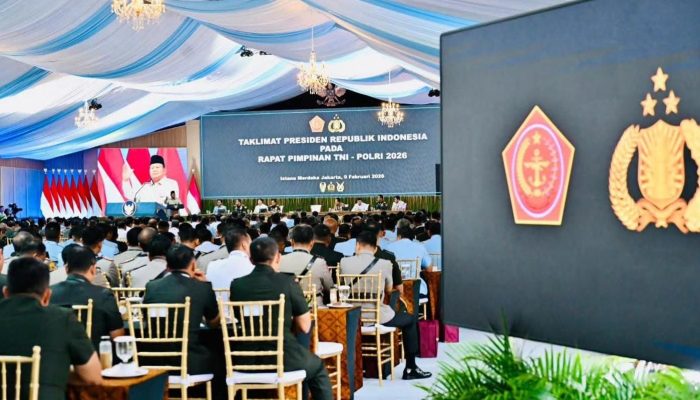 Presiden Prabowo Berikan Pengarahan di Rapim TNI-Polri 2026, Tekankan Sinergitas dan Pengawalan Program Strategis