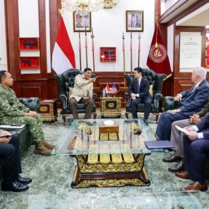 Panglima TNI Dampingi Menhan RI Terima Wamenhan AS Bidang Pertahanan Indo-Pasifik