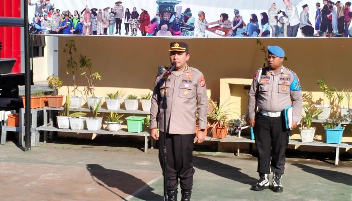 Apel Bersama Personel, Karo Rena Dorong Polres Gowa Lebih Profesional