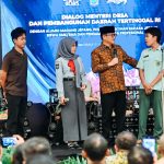 Mendes Sosialisasikan Program Magang di Jepang saat Dialog dengan Siswa di Islamic Center NTB