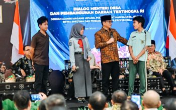 Mendes Sosialisasikan Program Magang di Jepang saat Dialog dengan Siswa di Islamic Center NTB