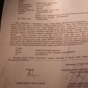 Wartawan TVRI Sulsel Laporkan Dugaan Pengancaman ke Polrestabes Makassar