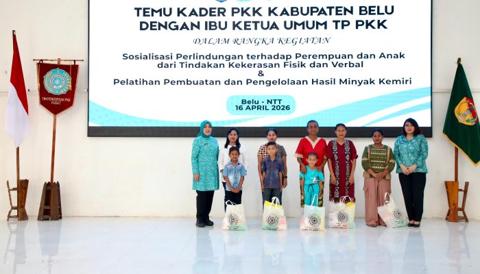 Kunjungi Belu NTT, Ketum TP PKK Tri Tito Karnavian Dorong Perlindungan Perempuan dan Anak terhadap Kekerasan