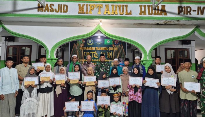 Satgas Swasembada Yonif 643/WNS Koops TNI Habema Berpartisipasi dalam Kegiatan MTQ