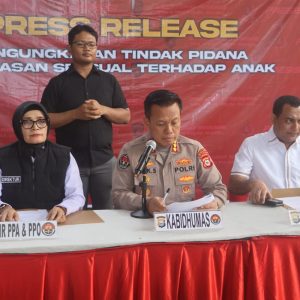 Ditres PPA dan PPO Polda Sulsel Gelar Konferensi Pers, Tiga Pelaku Kekerasan Seksual terhadap Anak Diamankan