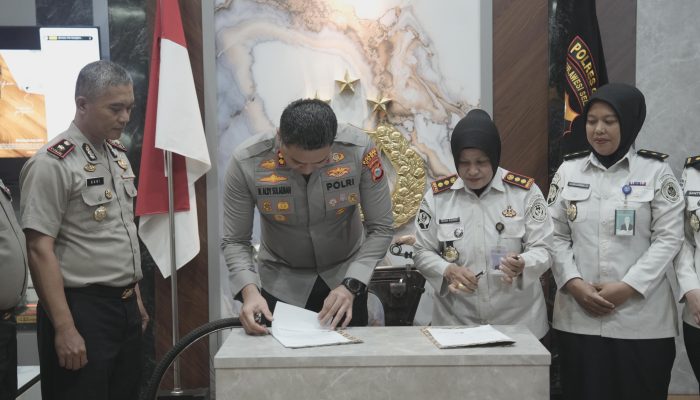 Sinergi Pengamanan, Polres Gowa dan Lapas Perempuan Kelas IIA Sungguminasa Resmi Teken PKS