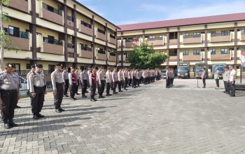 Antisipasi Aksi Mahasiswa dan Masyarakat, Polres Gowa Gelar Apel Siaga
