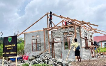 Proges RTLH TMMD ke 128 Kodim 1801/Manokwari Kian Melesat