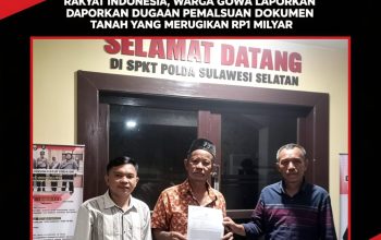 Didampingi LBH-MRI, Warga Gowa Laporkan Dugaan Pemalsuan Dokumen Tanah yang Diduga Merugikan Rp1 Miliar