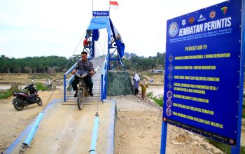 Jembatan Gantung Lubuk Sidup Pulihkan Nadi Ekonomi dan Mobilitas di Aceh Tamiang